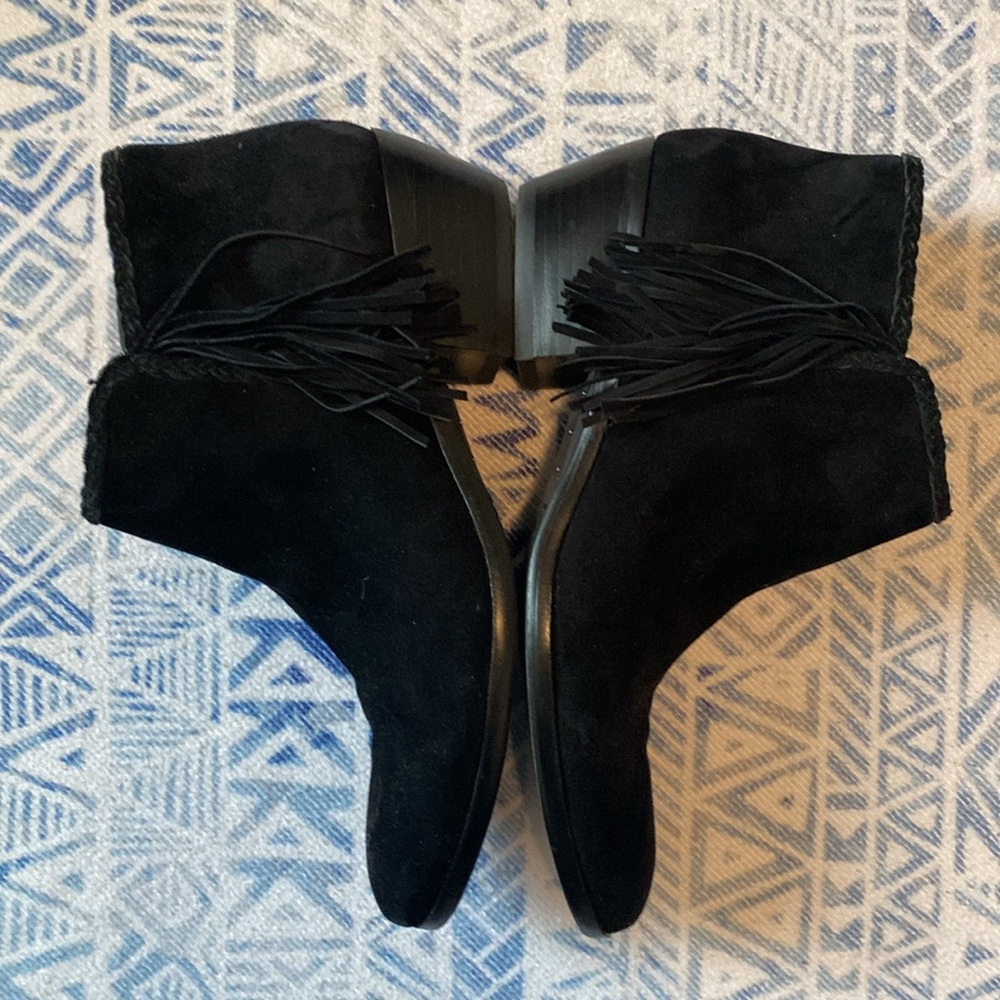 Sam Edelman Paige Black Suede Booties - Picture 5 of 7